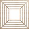 Ekena Millwork Raven Wood Fretwork Pierced Ceiling Medallion, Red Oak, 22"OD x 8 1/8"ID x 3/8"T CMWP22X22X0375RARO - alternate 1